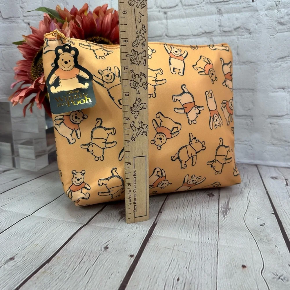 NWT Disney Winnie the Pooh Zipper Cosmetic Pouch bag travel fandom kidcore